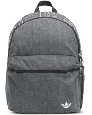 adidas Washed Effect Logo Backpack - Grey