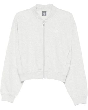 New Balance Zip Bomber Jacket - White