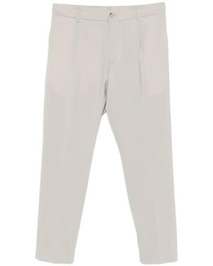 BE ABLE Pleated Trousers - White