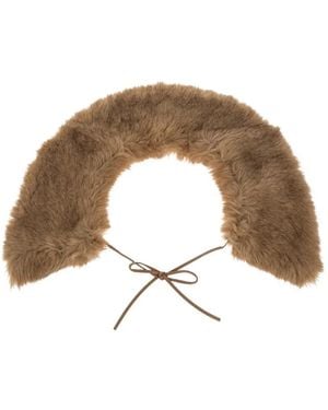By Malene Birger Cowie Faux-Fur Collar - Metallic