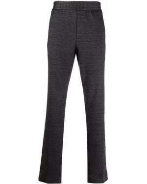Ferragamo Elasticated-Waistband Straight-Leg Trousers - Blue