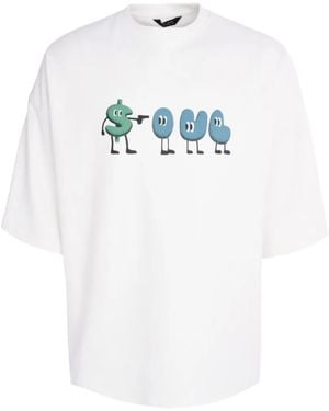 Tee Library Soul Vs Graphic-Print T-Shirt - White