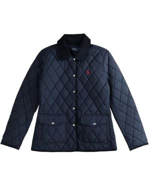 Polo Ralph Lauren Diamond-Quilted Pocket Jacket - Blue