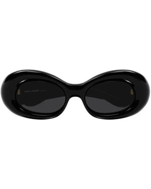 Saint Laurent Sl968 Round-Frame Sunglasses - Black