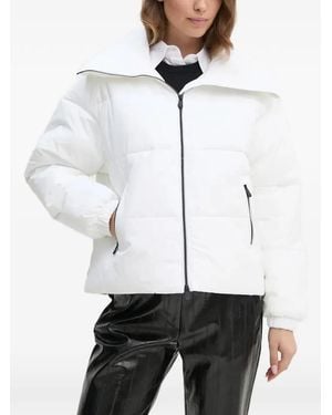 Save The Duck Zip-Fastening Puffer Jacket - White