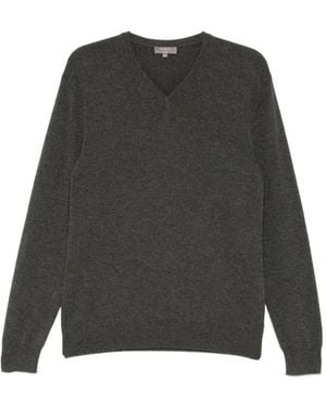 N.Peal Cashmere Burlington Jumper - Grey