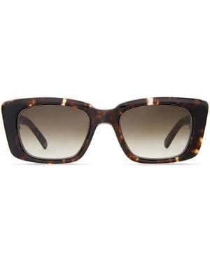 Mr. Leight Carman S Rectangle-Frame Sunglasses - Brown