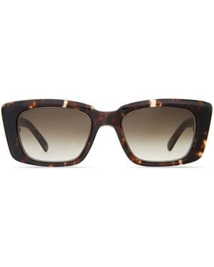 Mr. Leight Carman S Rectangle-Frame Sunglasses - Brown