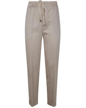 Gentry Portofino リネンブレンド パンツ - グレー