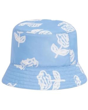 Marni Floral-Print Bucket Hat - Blue