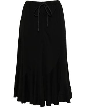Yohji Yamamoto コットン スカート - ブラック