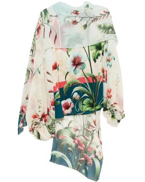F.R.S For Restless Sleepers Floral-Print Blouse - White