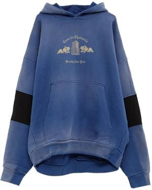 Willy Chavarria Casa De Chavarria Hoodie - Blue