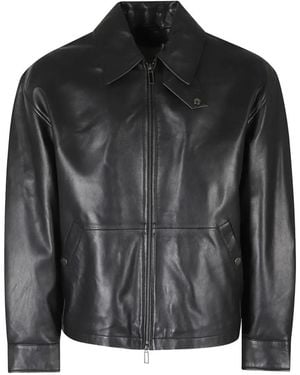 Paolo Pecora Leather Jacket - Black
