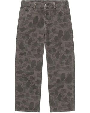 Carhartt Camouflage Cotton Trousers - Grey