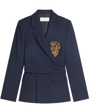 Dries Van Noten Blazer - Blu