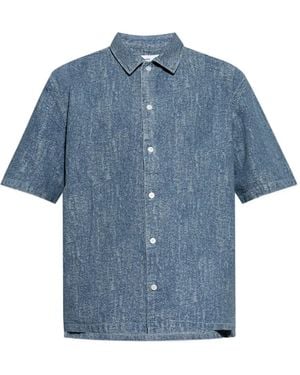 Samsøe & Samsøe Chemise En Jean À Effet Délavé - Bleu