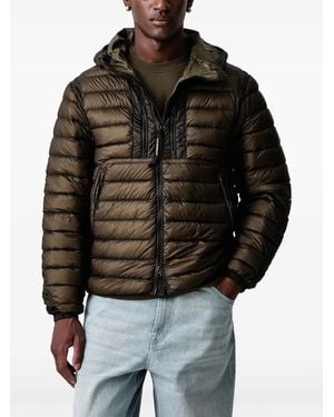 C.P. Company Goggle Quilted Jacket - Black