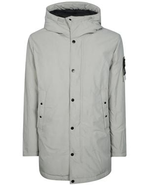 Stone Island 7100006 Micro Reps Coats - Grey
