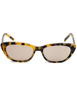 Kaleos Eyehunters Cobb Cat-Eye-Frame Sunglasses - Natural