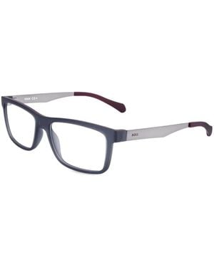 BOSS Rectangle-Frame Glasses - White