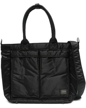 Porter-Yoshida and Co Bolso shopper Tanker acolchado - Negro