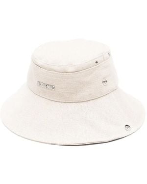 Jacquemus Le Bob De-Nîmes bucket hat - Weiß