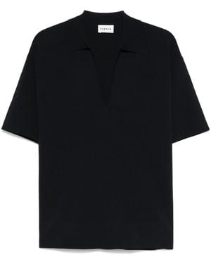 P.A.R.O.S.H. Roma Polo Top - Black