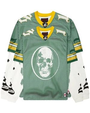 Godspeed T-Shirt En Résille À Imprimé Graphique - Vert