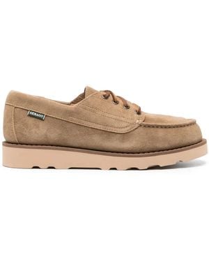 Sebago Lace-Up Suede Loafers - Brown