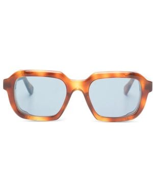 Lgr Raffaello Geometric-Frame Sunglasses - Blue