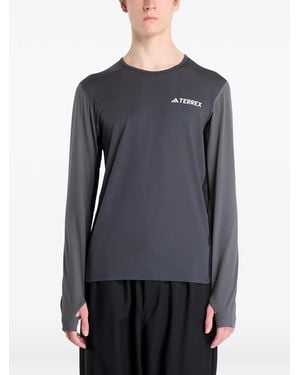 adidas Long-sleeve base layer T-shirt - Gris