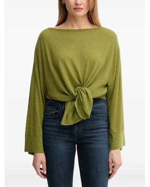 Benetton Bluse Mit Langen Ärmeln - Grün