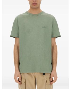 Woolrich T-Shirt mit Rundhalsausschnitt - Grün