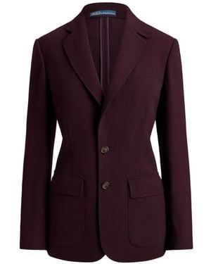 Polo Ralph Lauren Heritage Wool Blazer - Purple