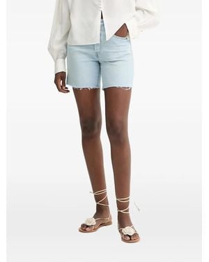 Levi's Short À Bords Francs - Blanc