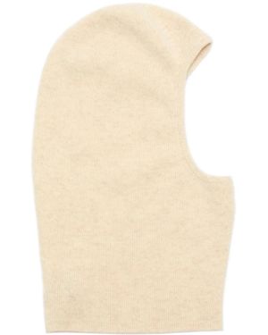 Acne Studios リブニット バラクラバ - ナチュラル