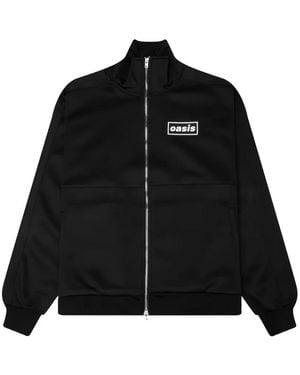 Pleasures Logo-Patch Track Jacket - Black