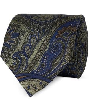 Ascot Krawatte Mit Paisleymuster - Blau