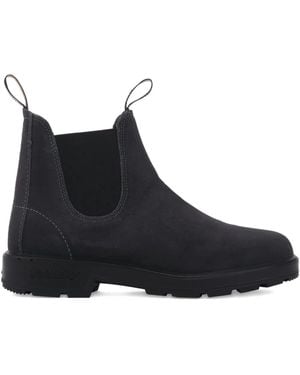 Blundstone #1910 Suede Chelsea Boots - Black