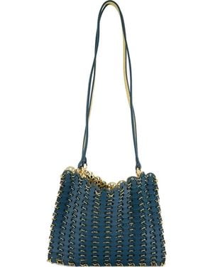 Rabanne Bolso De Hombro 1969 Reversible - Azul