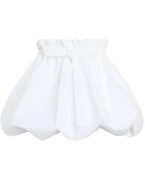 Patou Minifalda con diseño de pololo - Blanco