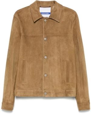 Jacob Cohen Suede Jacket - Brown