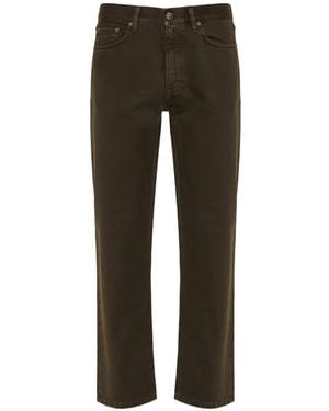 ZEGNA Mid-Rise Straight-Leg Jeans - Black