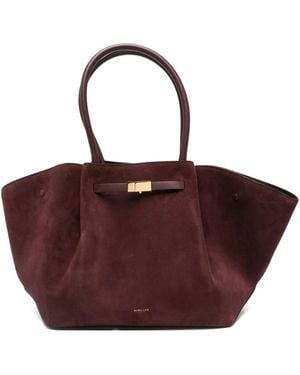 DeMellier London Midi New York Suede Tote Bag - ブラウン