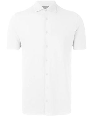 Dell'Oglio Knitted Polo Shirt - White