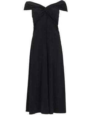 MICHAEL Michael Kors Schulterfreies Kleid Mit Knoten - Schwarz