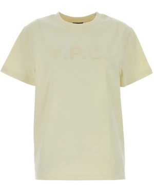 A.P.C. T-Shirt Standard Grand Vpco En Coton - Natural