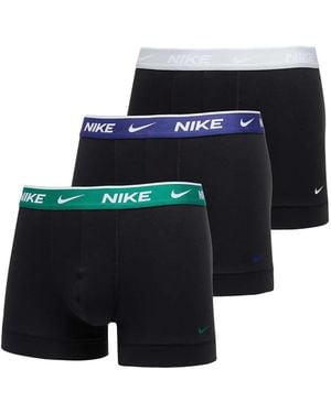Nike Logo-Detail Trunks (Set Of Three) - Black