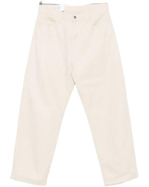 Carhartt Landon Logo-Patch Trousers - White